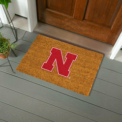 Coir Mat, 16"x28", University of Nebraska