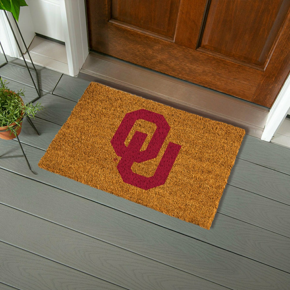 Coir Mat, 16"x28", University of Oklahoma