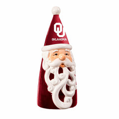 University of Oklahoma Santa LED Statuary, 8"