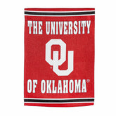 University of Oklahoma Embossed Suede Garden Flag