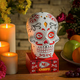 Kansas City Chiefs Sugar Skull Statue