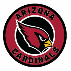 LED Wall Decor, Round, Arizona Cardinals