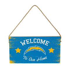 Los Angeles Chargers Wood Wall Sign, 6x11