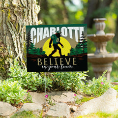 University of North Carolina/Charlotte Yard Sign, Bigfoot