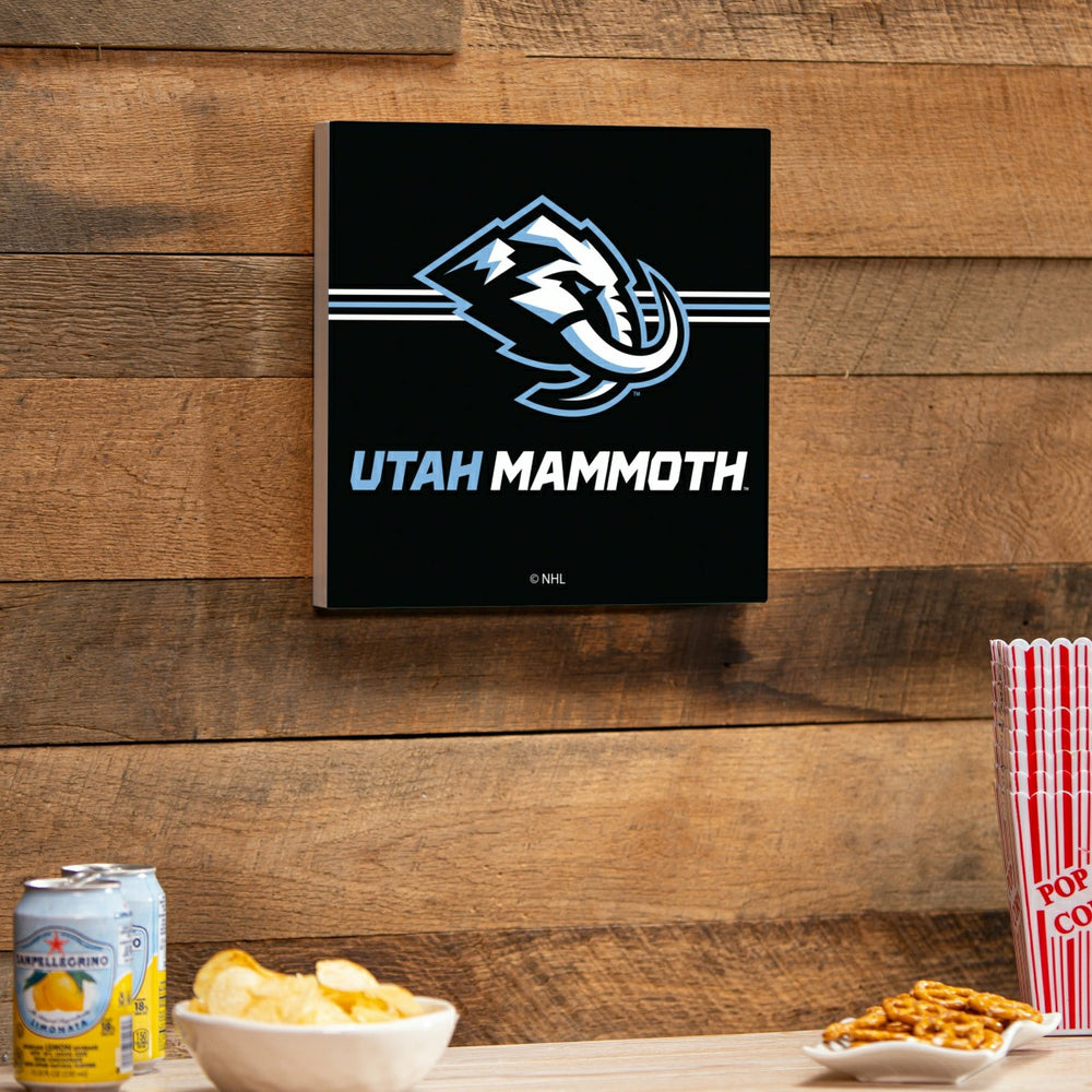 Utah Hockey Club Wood Wall Sign, 12x12
