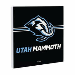 Utah Hockey Club Wood Wall Sign, 12x12