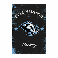 Utah Hockey Club Wood Wall Sign, 16x24