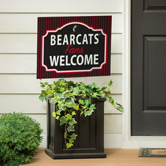 University of Cincinnati Coroplast Yard Sign, "Fans Welcome"