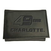 University of North Carolina, Charlotte, Tri-Fold Wallet, Black