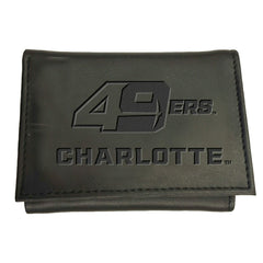 University of North Carolina, Charlotte, Tri-Fold Wallet, Black