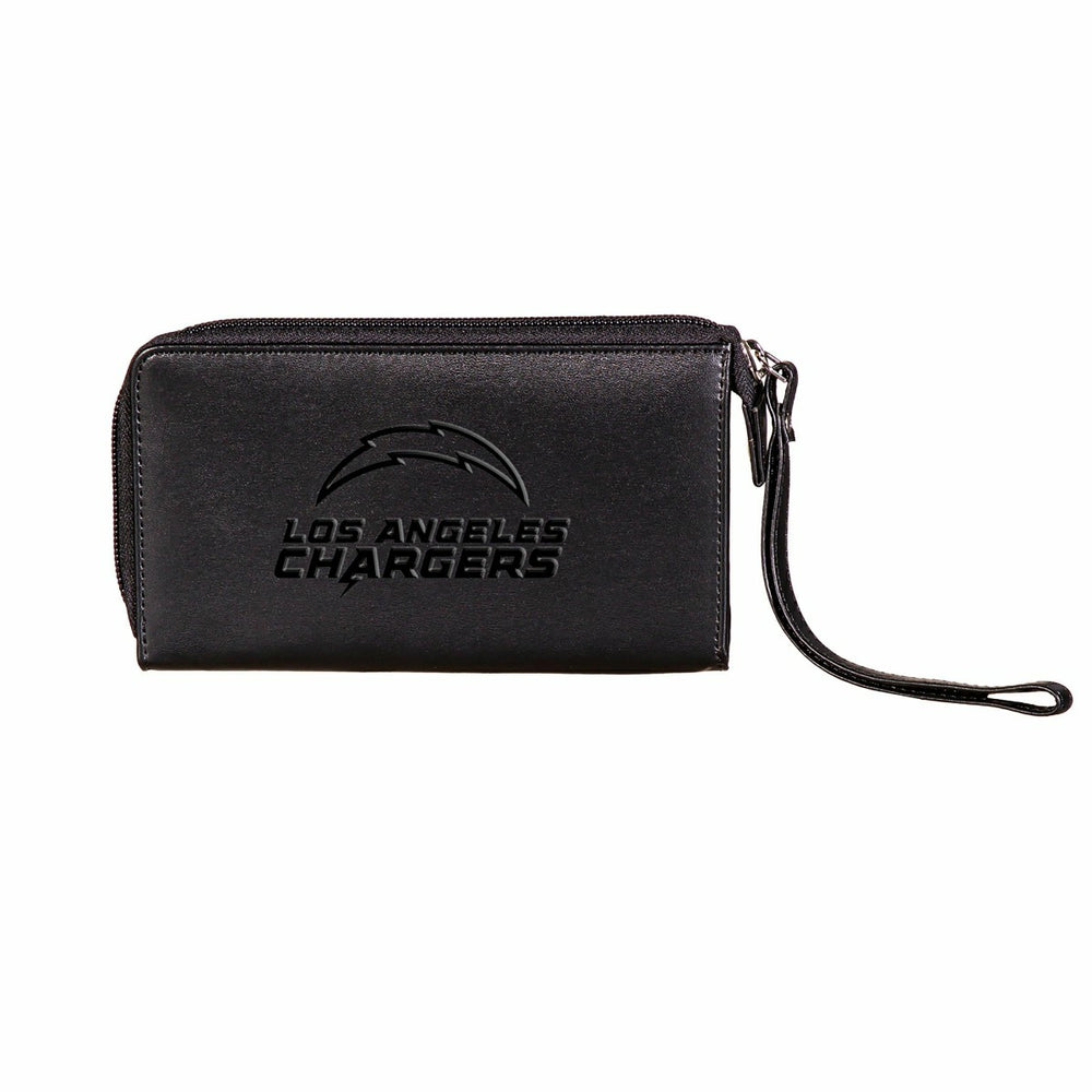 Wristlet Wallet, Black, Los Angeles Chargers