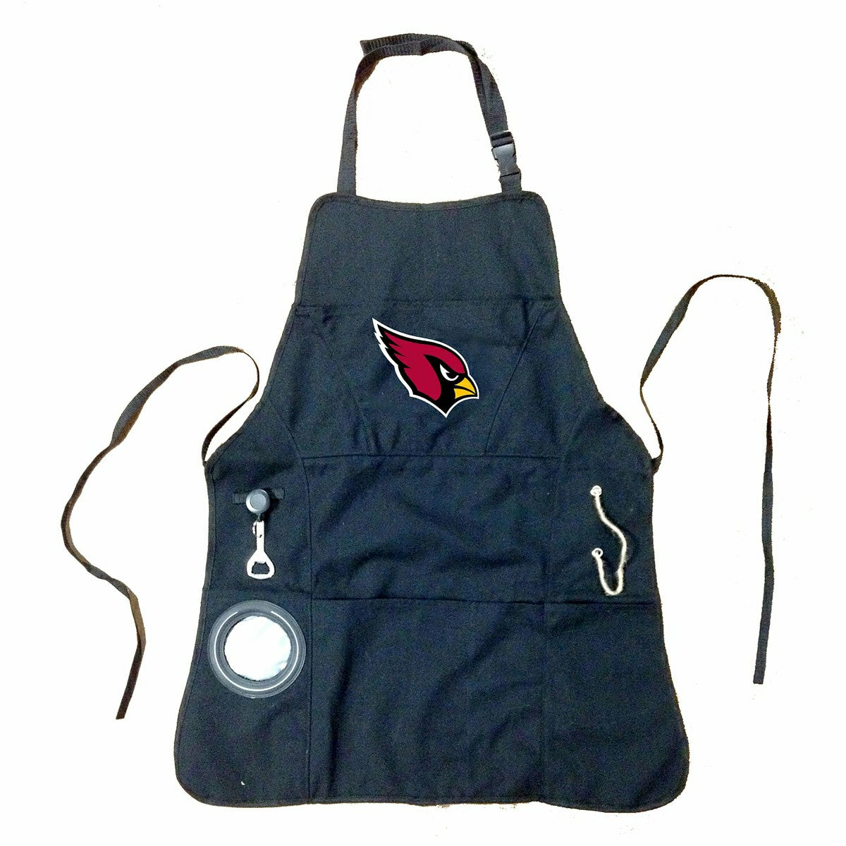 Grill Apron, Black, Arizona Cardinals