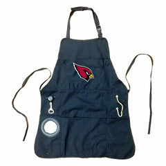 Grill Apron, Black, Arizona Cardinals