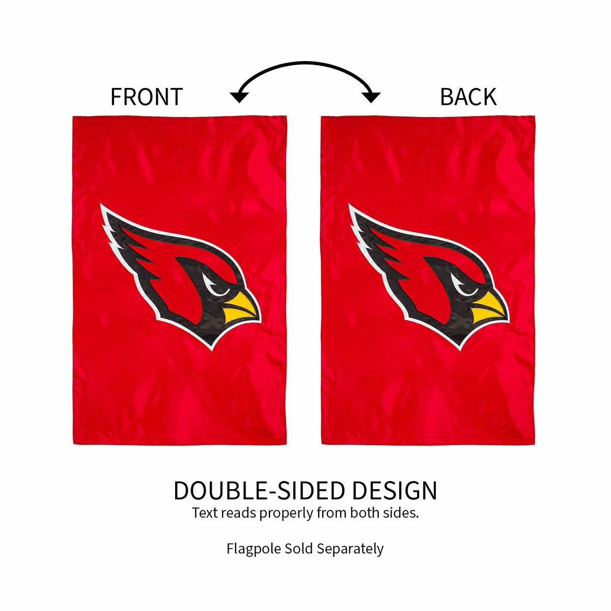 Applique Flag, Reg, Arizona Cardinals