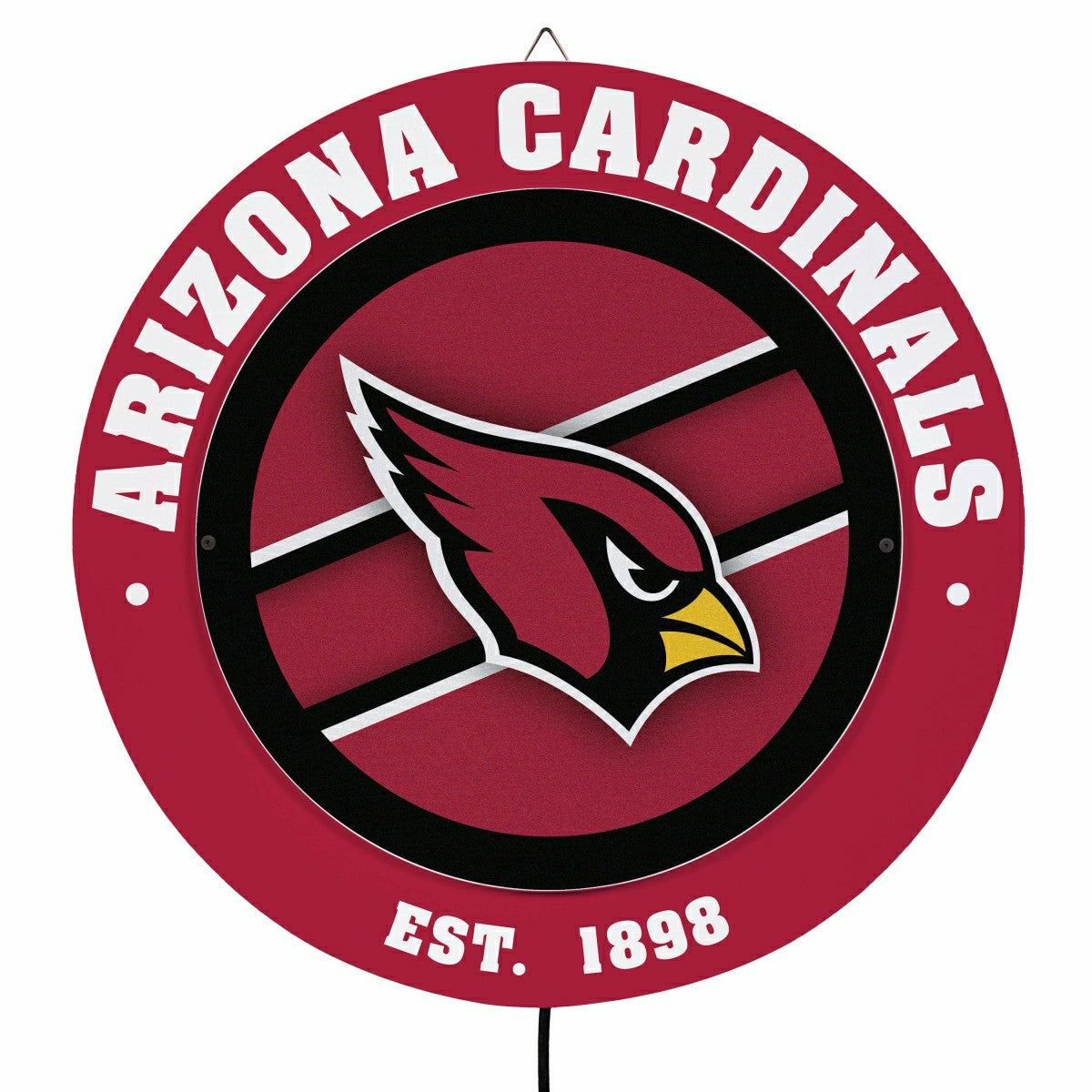Arizona Cardinals, Metal Lite, Round
