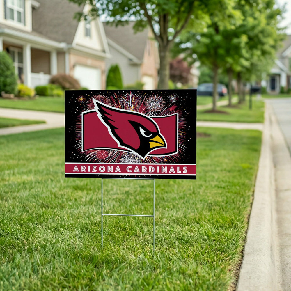 Arizona Cardinals Yard Sign, Patriotic