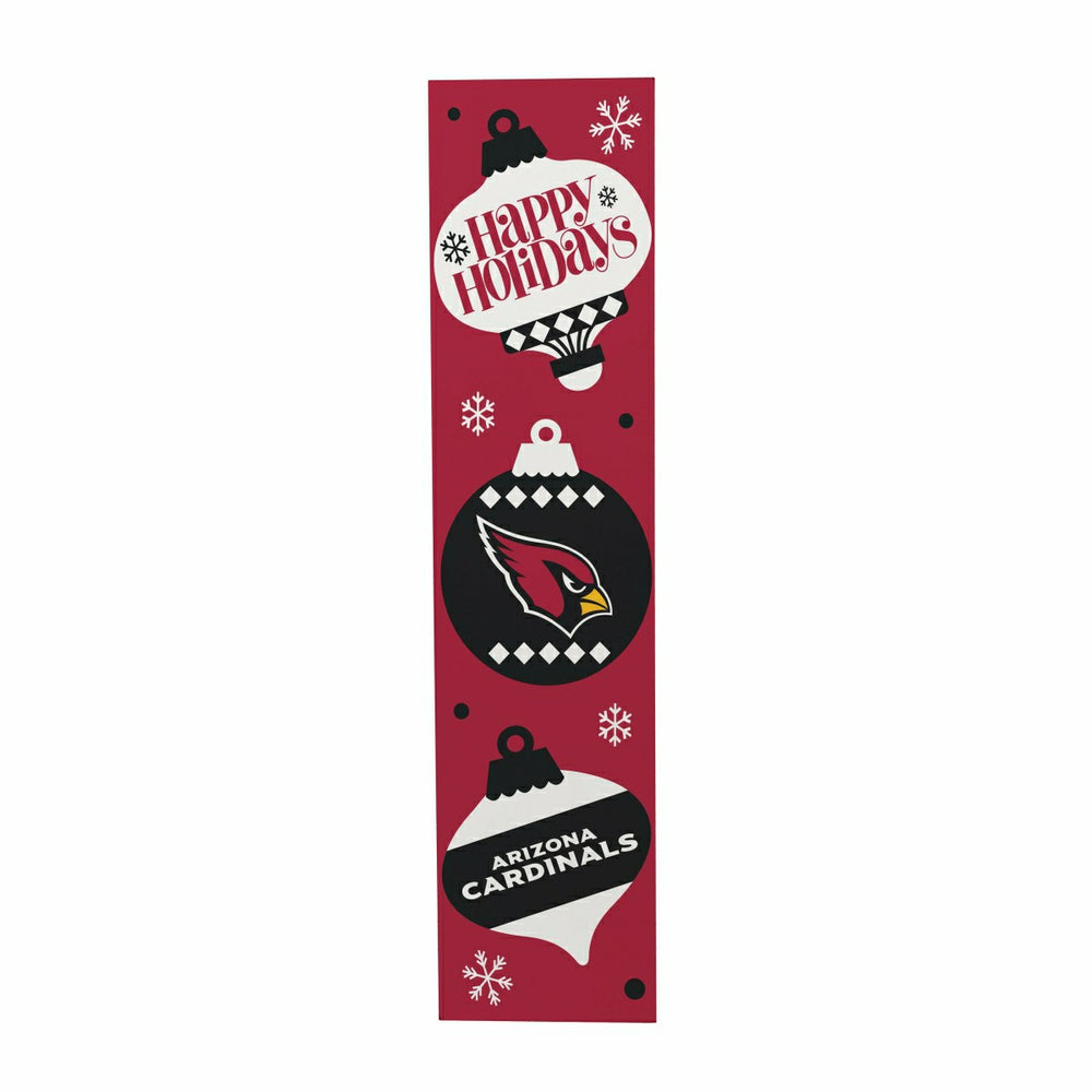 47" Double Sided Leaner, Arizona Cardinals, Christmas