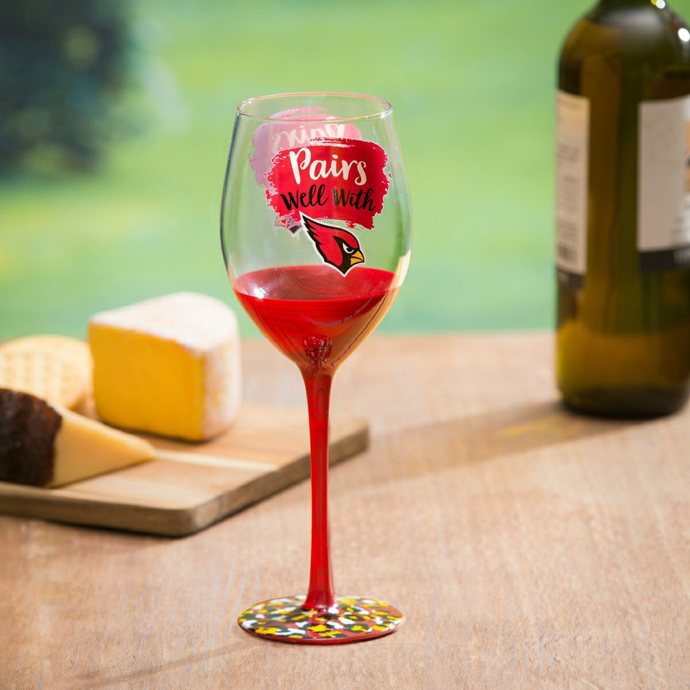Arizona Cardinals, 17oz Boxed Stemware