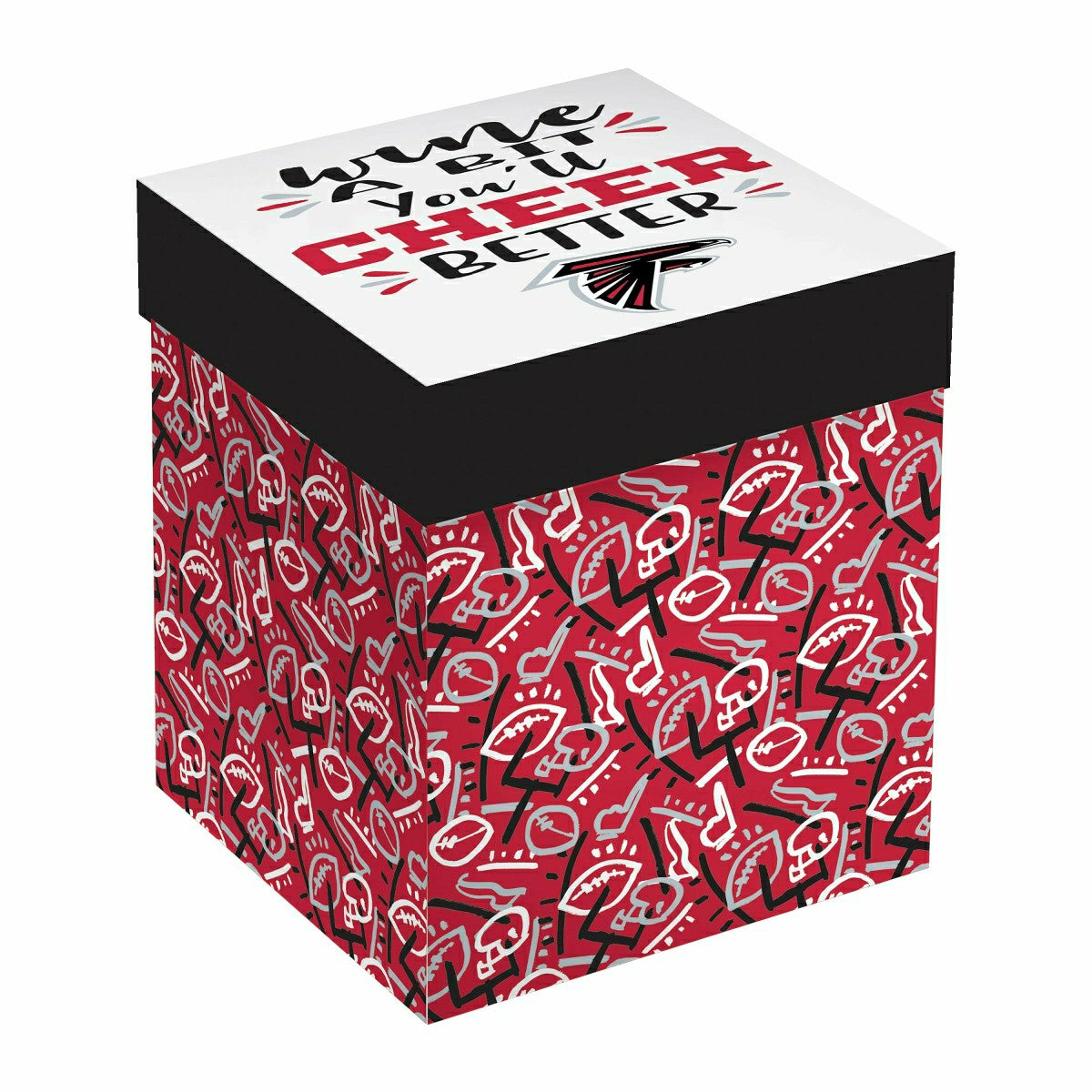 Atlanta Falcons, 17oz Boxed Stemless Wine
