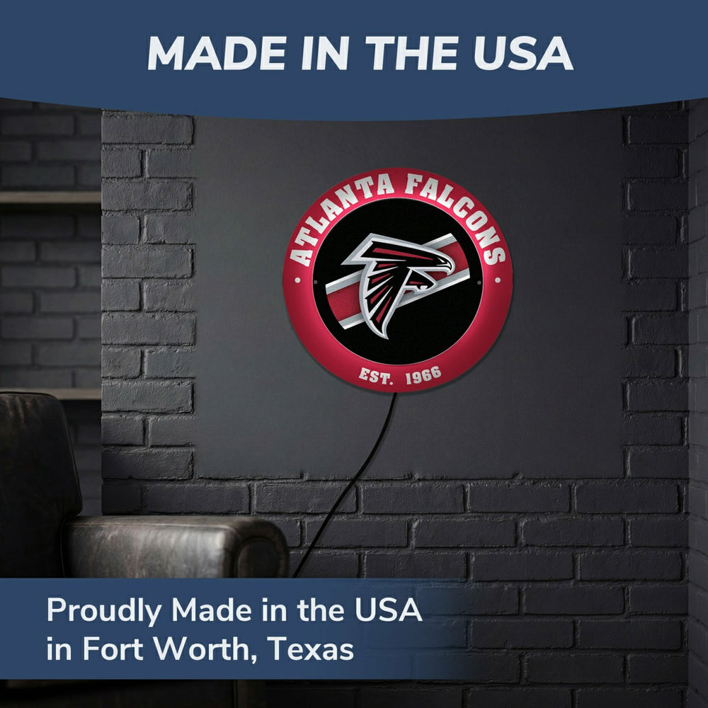 Atlanta Falcons, Metal Lite, Round