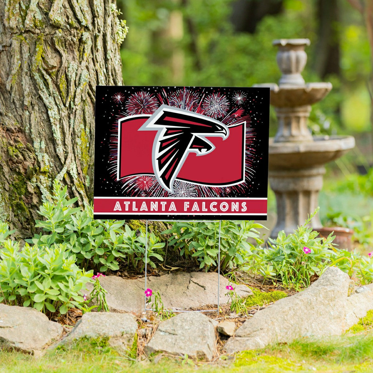 Atlanta Falcons Yard Sign, Patriotic
