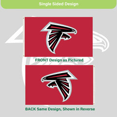 Atlanta Falcons Single Sided Flag w/ 2 Grommets, 3'x5'