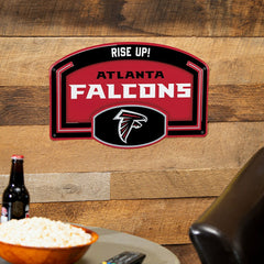 Atlanta Falcons USA Embossed Steel Wall Sign, 11" x 17"