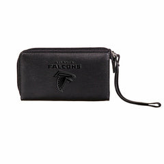 Wristlet Wallet, Black, Atlanta Falcons