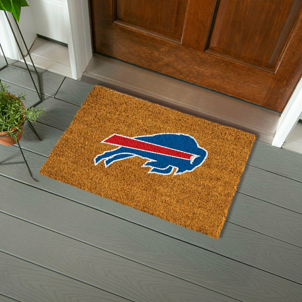 Coir Mat, 16"x28", Buffalo Bills