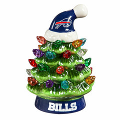 4" Mini LED Tabletop Christmas Tree, Set of 2, Buffalo Bills