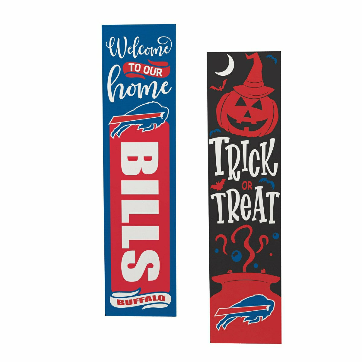 Buffalo Bills 47" Double Sided Leaner, Halloween