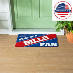 Buffalo Bills, PVC Mat COLOR, Home of a Fan