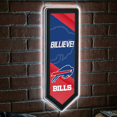 LED Wall Decor, Pennant, Buffalo Bills