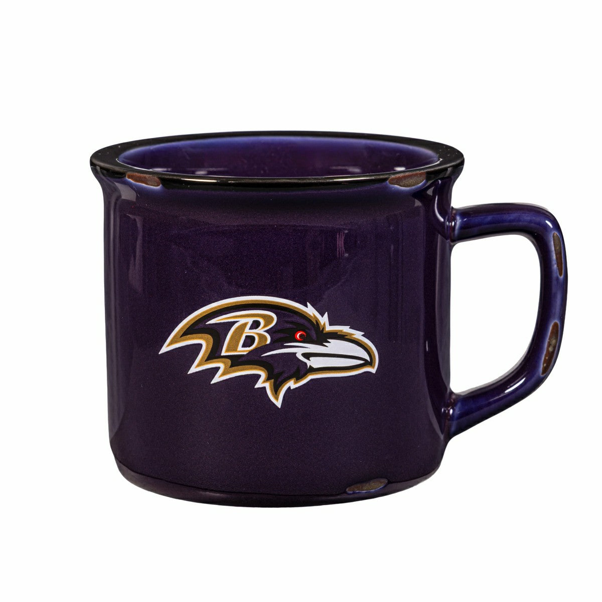 Baltimore Ravens Ceramic Camp Cup with Enamel Finish, 14oz