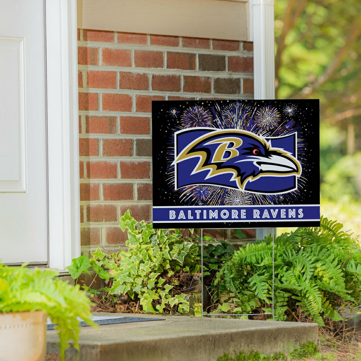 Baltimore Ravens Yard Sign, Patriotic