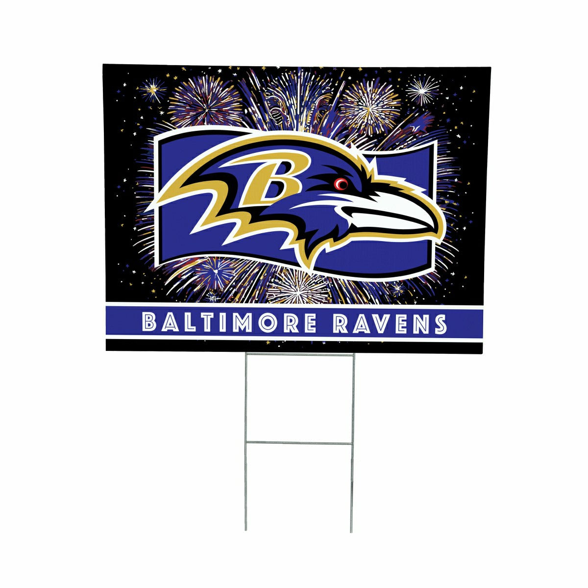 Baltimore Ravens Yard Sign, Patriotic