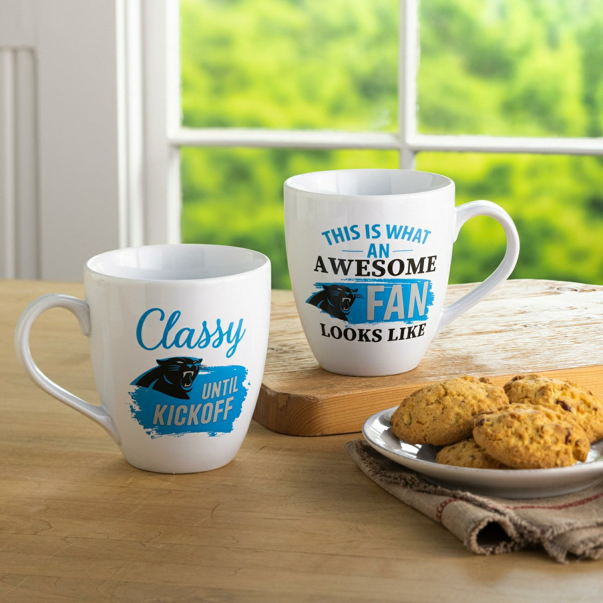 Carolina Panthers, Ceramic Cup O'Java 17oz Gift Set