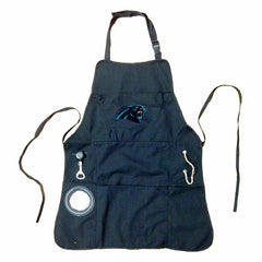 Grill Apron, Black, Carolina Panthers