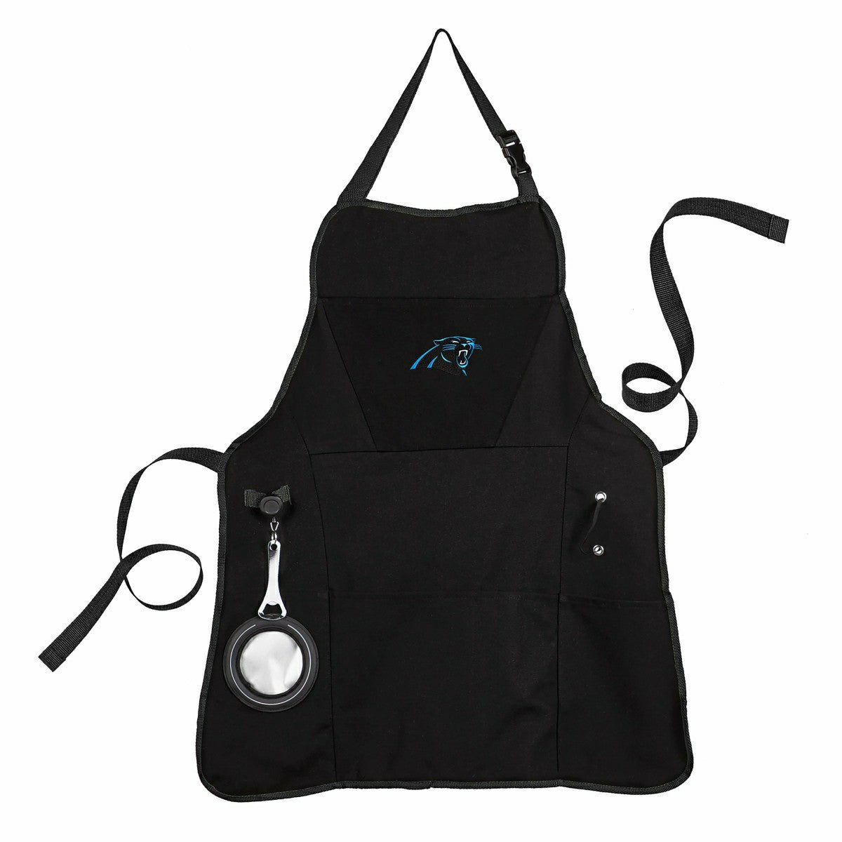 Grill Apron, Black, Carolina Panthers