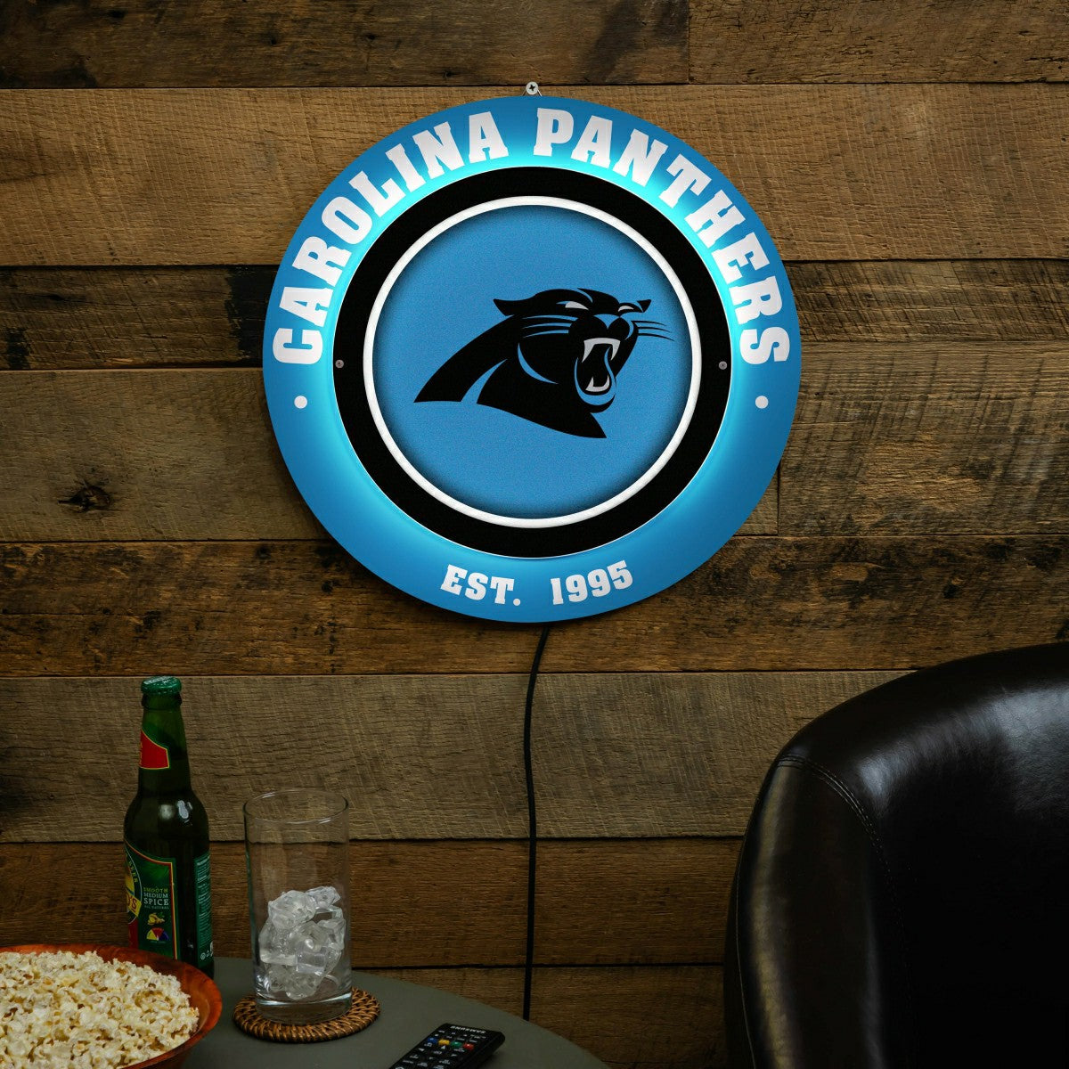 Carolina Panthers, Metal Lite, Round