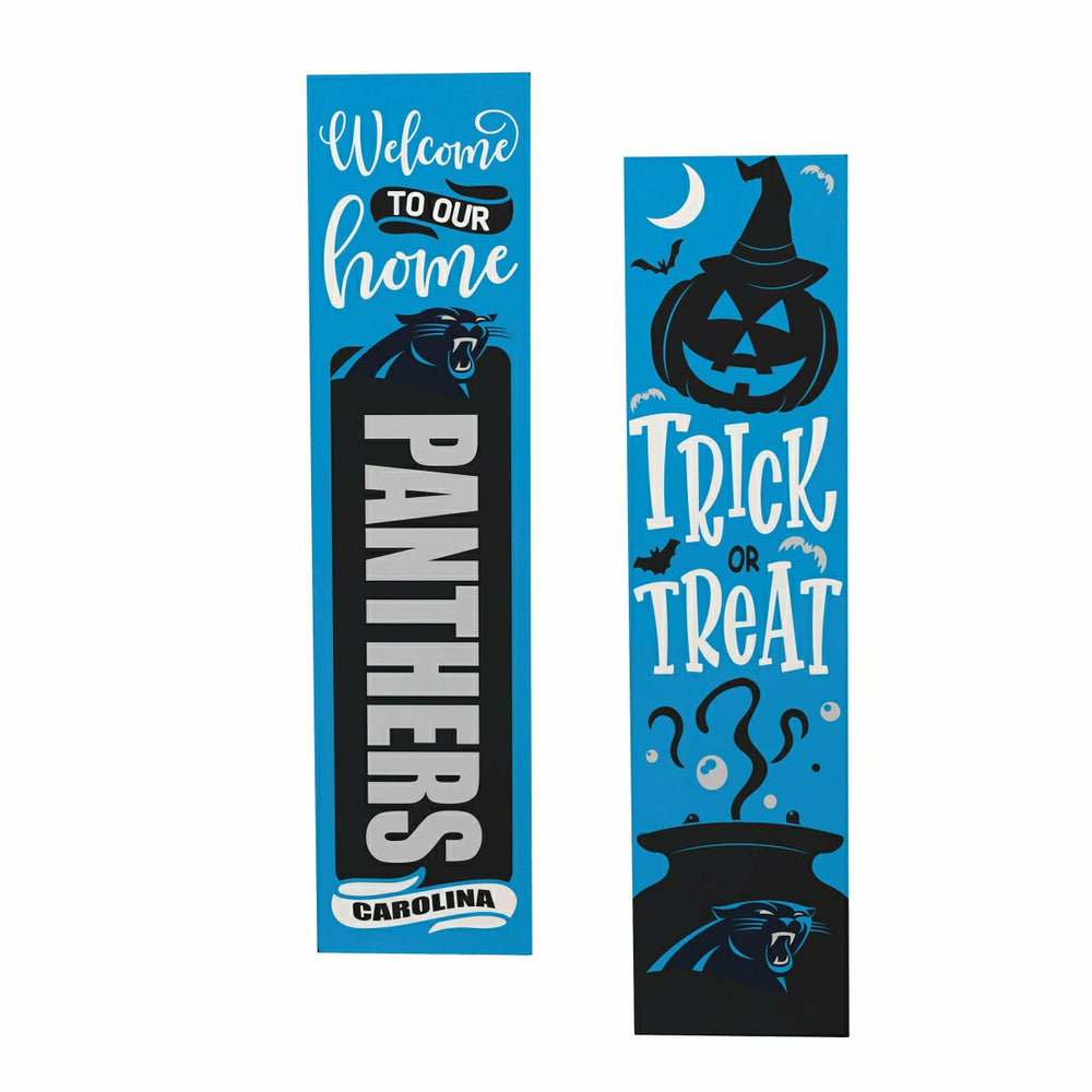 Carolina Panthers 47" Double Sided Leaner, Halloween