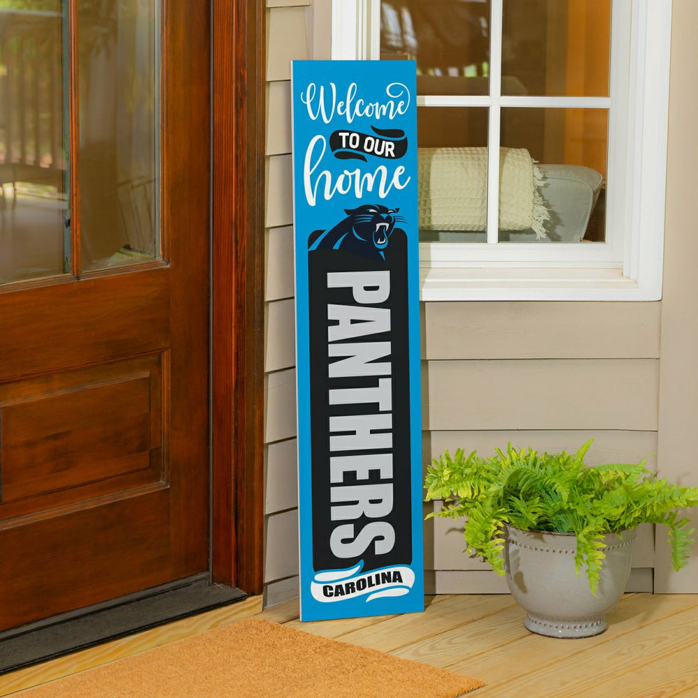 Carolina Panthers 47" Double Sided Leaner, Halloween