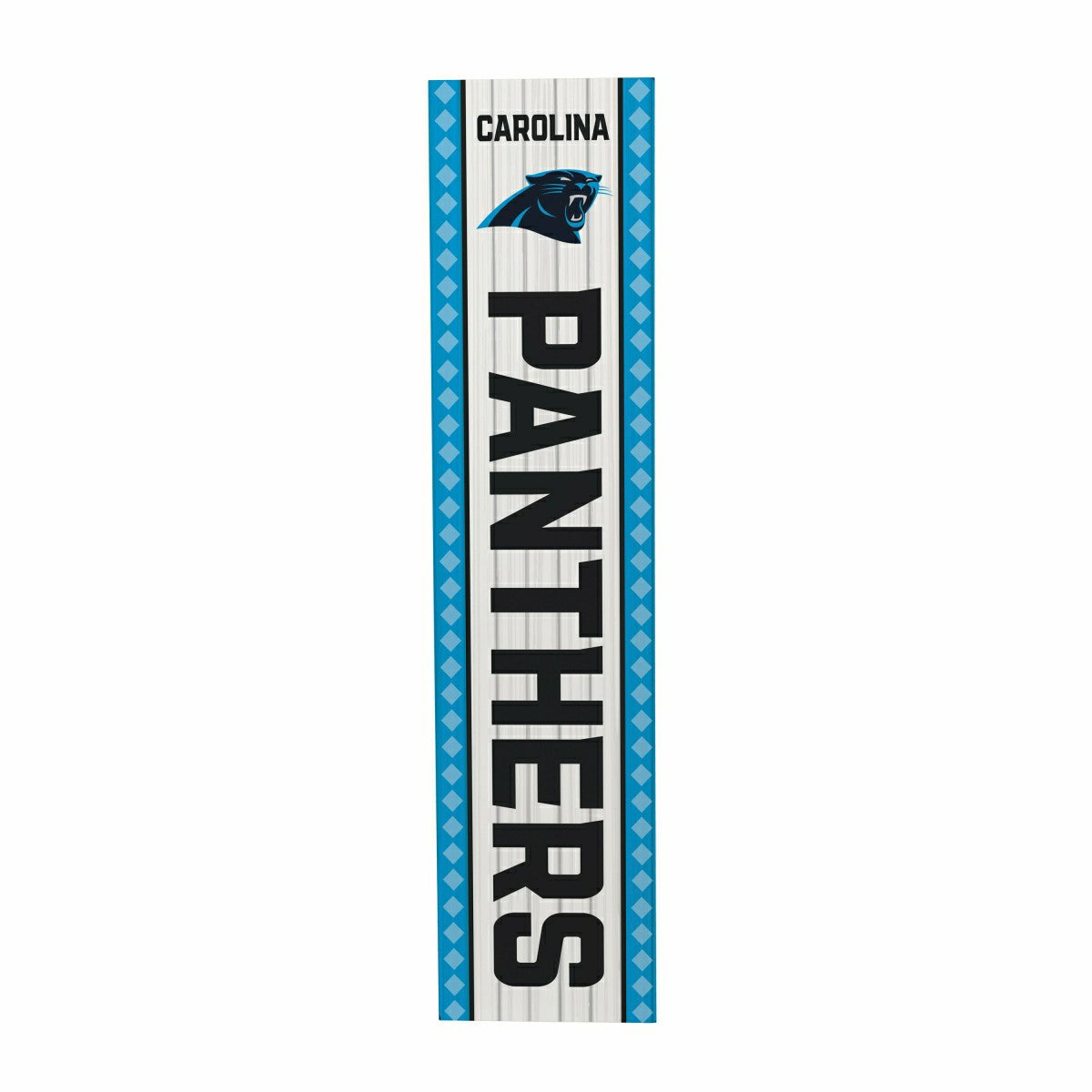 Carolina Panthers 47" Double Sided Leaner, Christmas