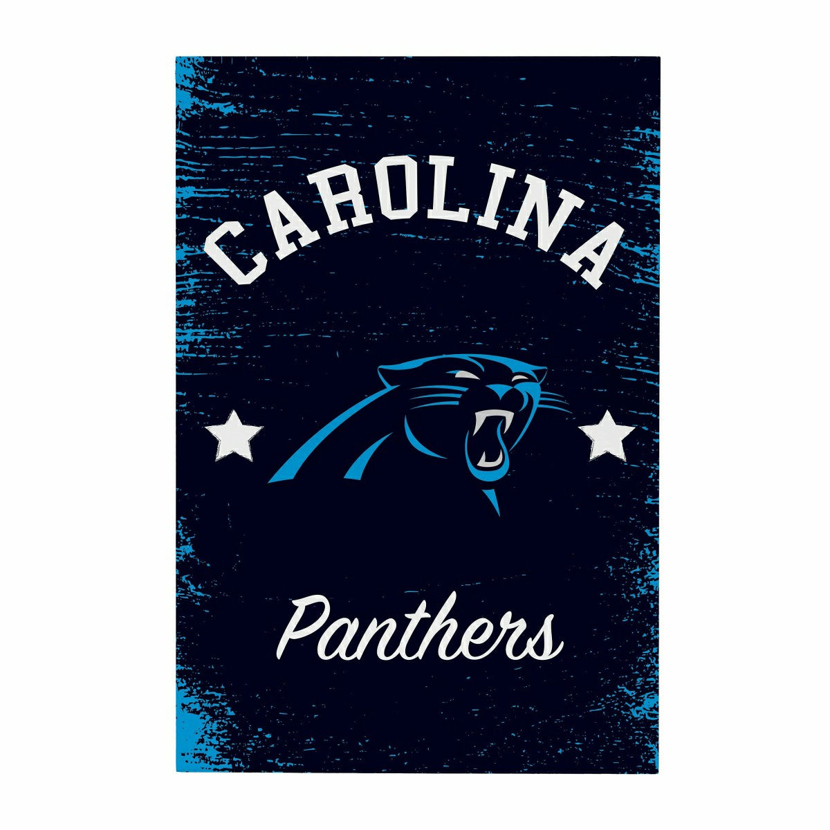 Carolina Panthers Wood Wall Sign, 16x24