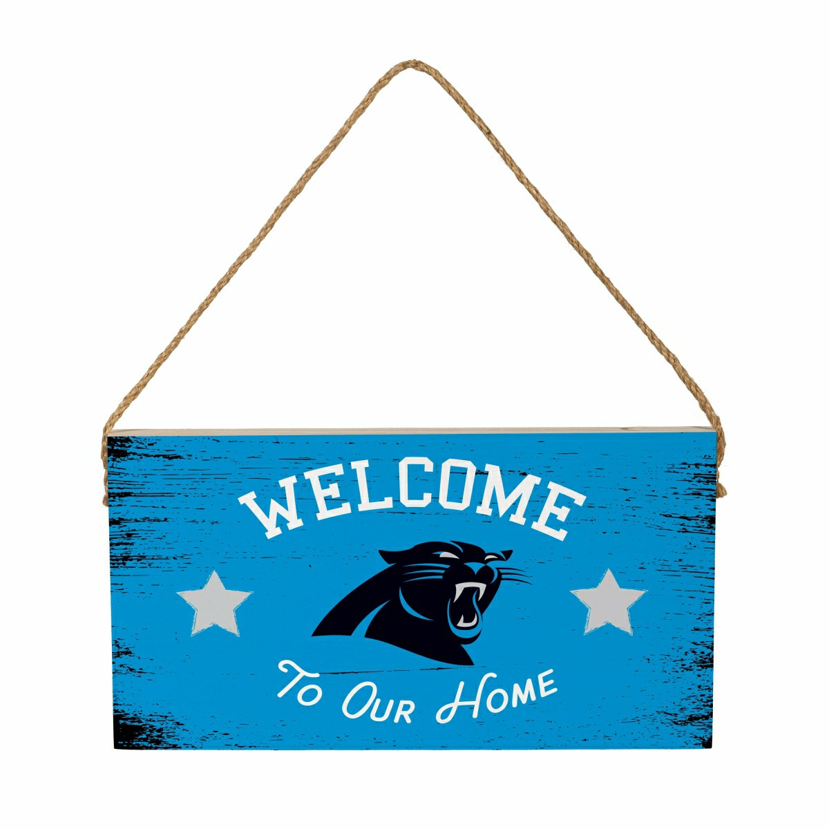 Carolina Panthers Wood Wall Sign, 6x11