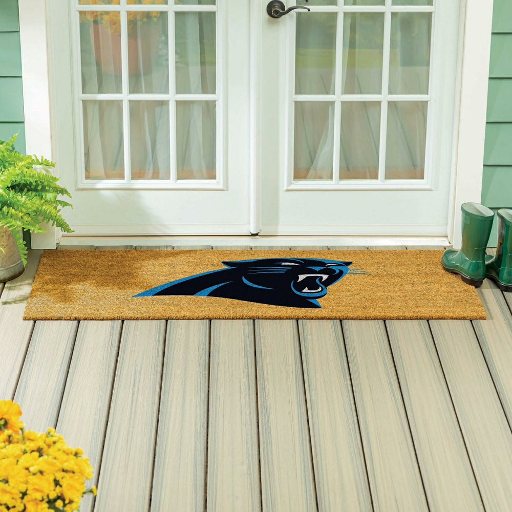 Carolina Panthers Extra Large Full Color Coir Mat, 60"x24"