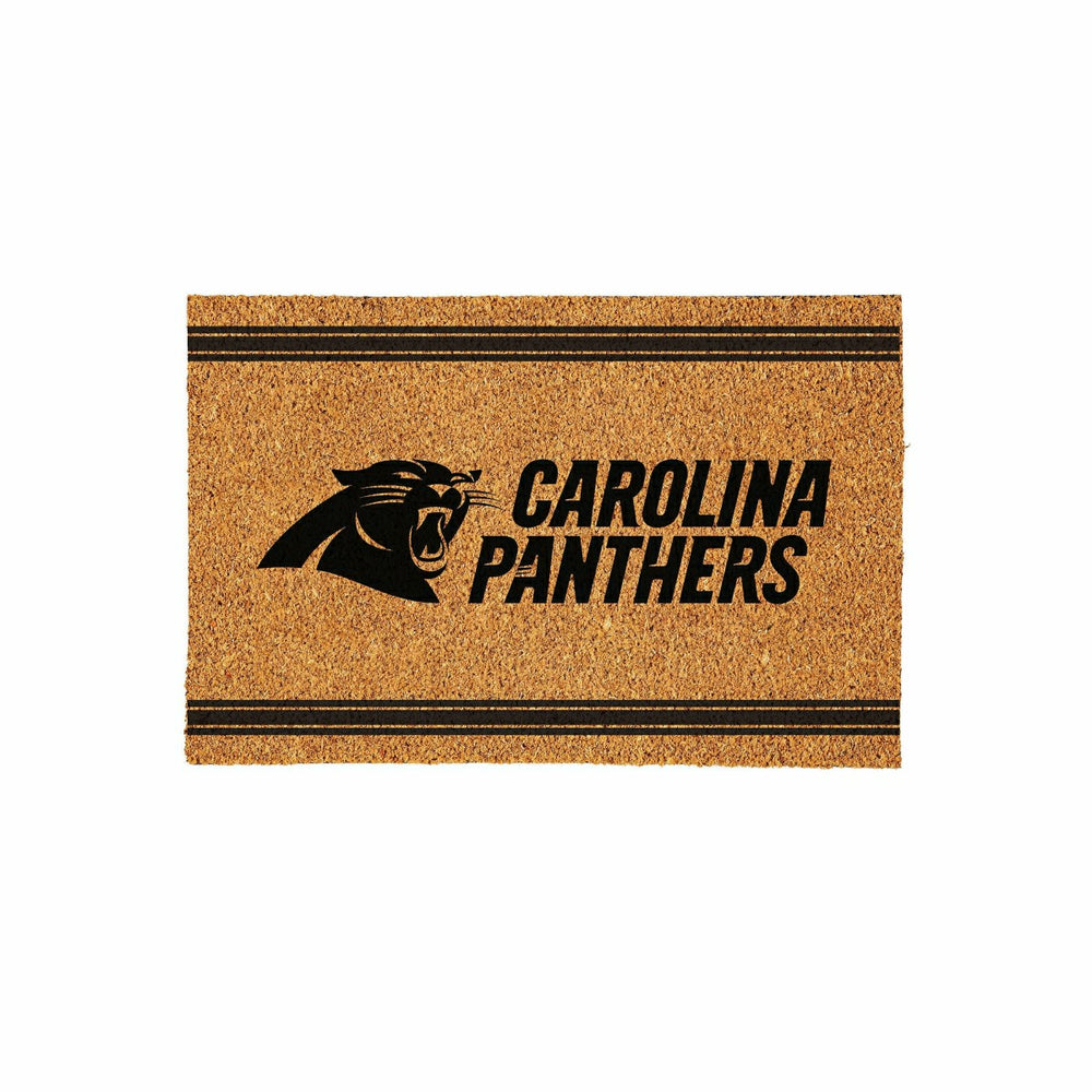 Carolina Panthers Large One Color Coir Mat, 36"x24"