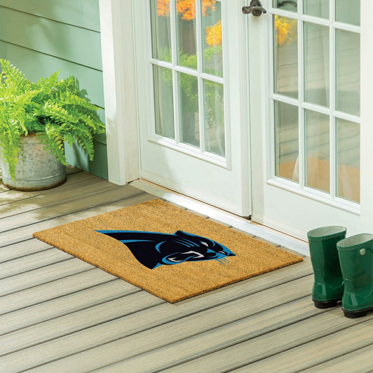 Carolina Panthers Large Full Color Coir Mat, 36"x24"