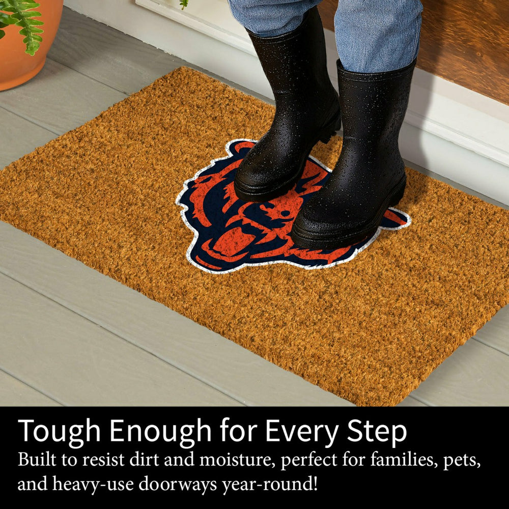 Coir Mat, 16"x28", Chicago Bears