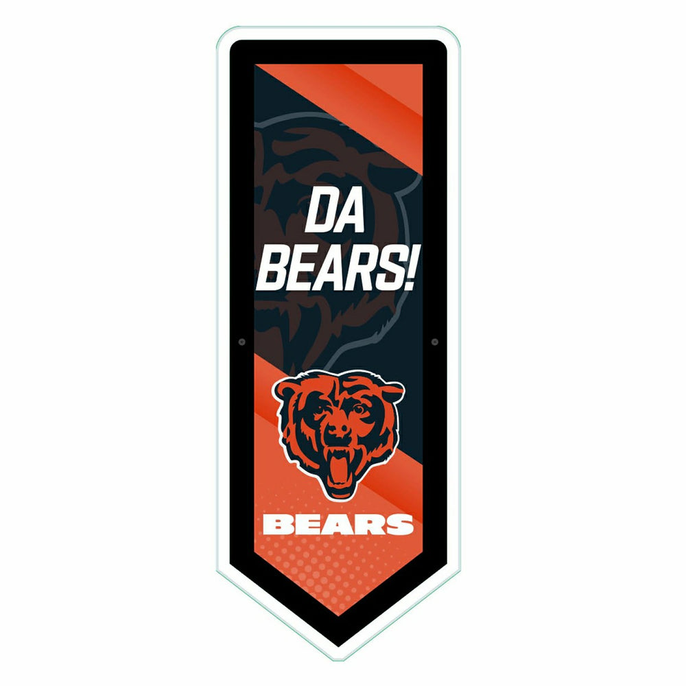 LED Wall Decor, Pennant, Chicago Bears
